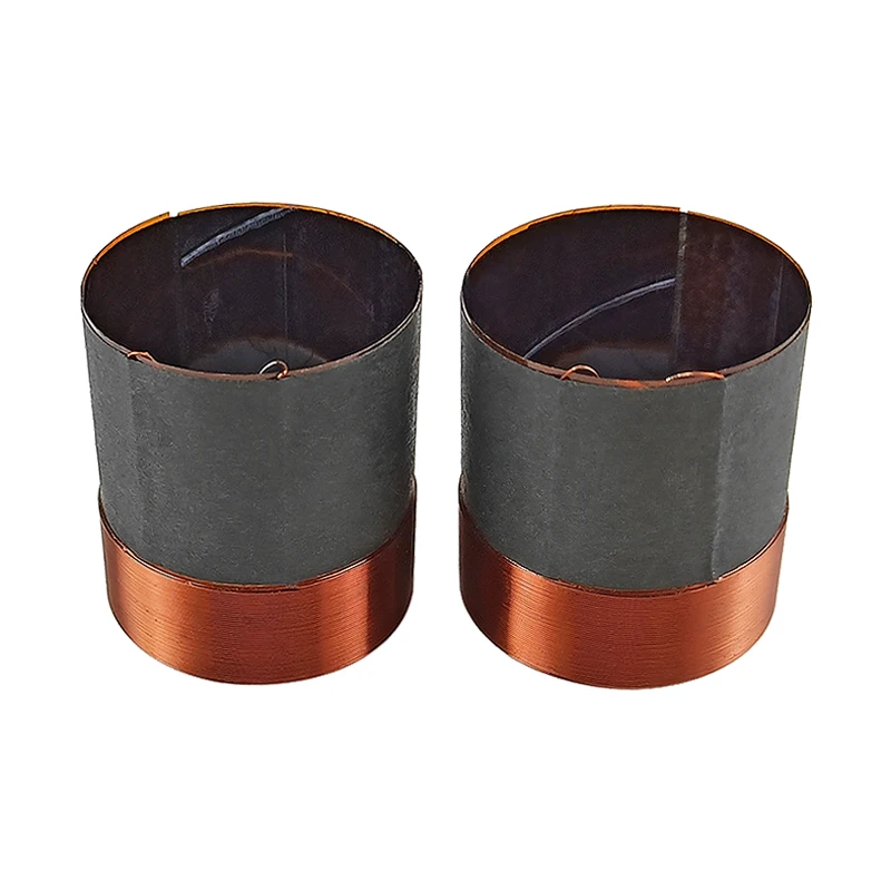 GHXAMP 25.5mm 4ohm Bass Voice Coil Woofer Speakers Repair Parts 25 Core High Power KSV Round Copper Wire 2PCS