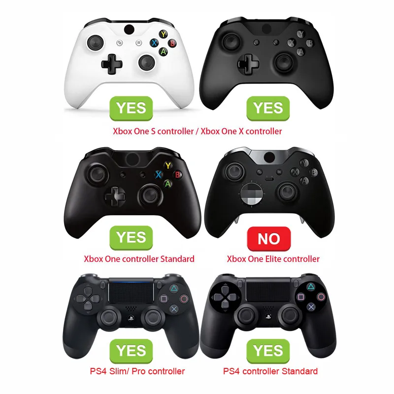 Data Frog Replacement Metal Analog Joystick Thumb Stick Grip Cap Buttons For PS4 Slim/Pro/Xbox One Slim Controller