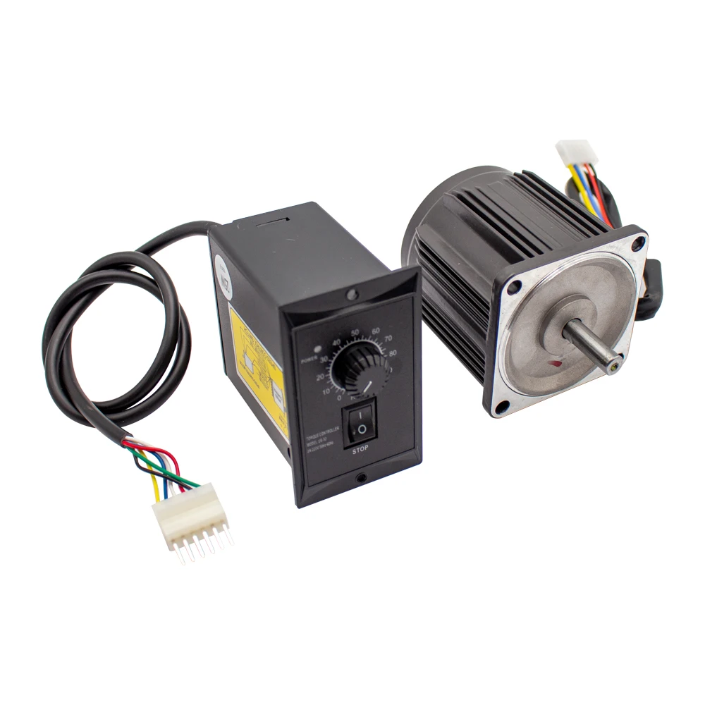 220V 25W Optical Axis Deceleration Geared AC Motor 1250RPM with Speed Controller Y