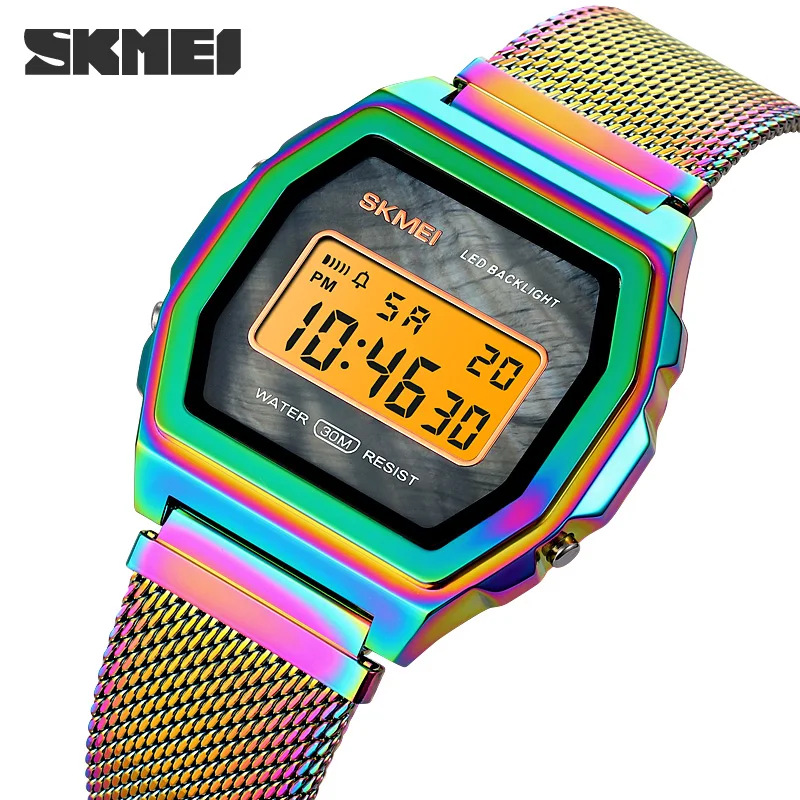 

SKMEI Men Sports Watches Chronos Countdown Waterproof LED Digital Watch Man Military Wrist Watch Relogio Masculino Montre Homme