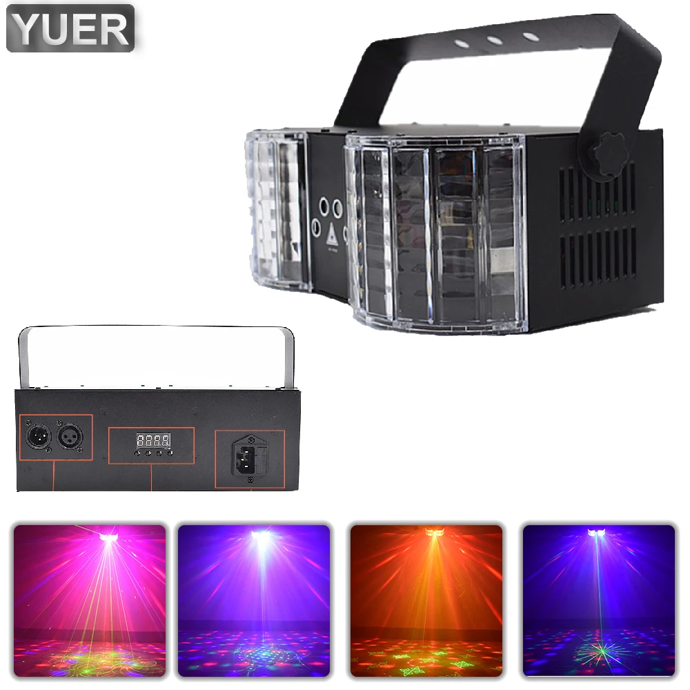 LED Laser Light Butterfly King Laser Lighting Remote Control DMX Music Control For DJ Disco Wedding KTV Party Nightclub Bar