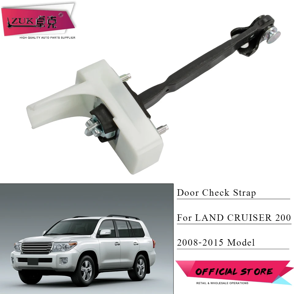 

ZUK 4x Door Checker Stopper Door-Check Strap Arm Hinge For TOYOTA LAND CRUISER 200 LC200 2008 2009 2010 2011 2012 2013 2014 2015