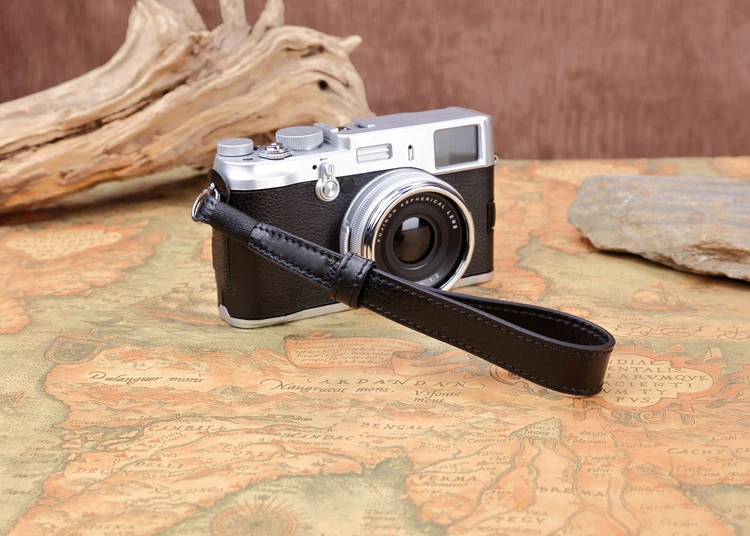 حزام كاميرا Fujifilm الأصلي ، جلد طبيعي ، مقبض DSLR عتيق ، لـ Fujifilm XT10XT20 X100F XPRO2 XT30 XT3