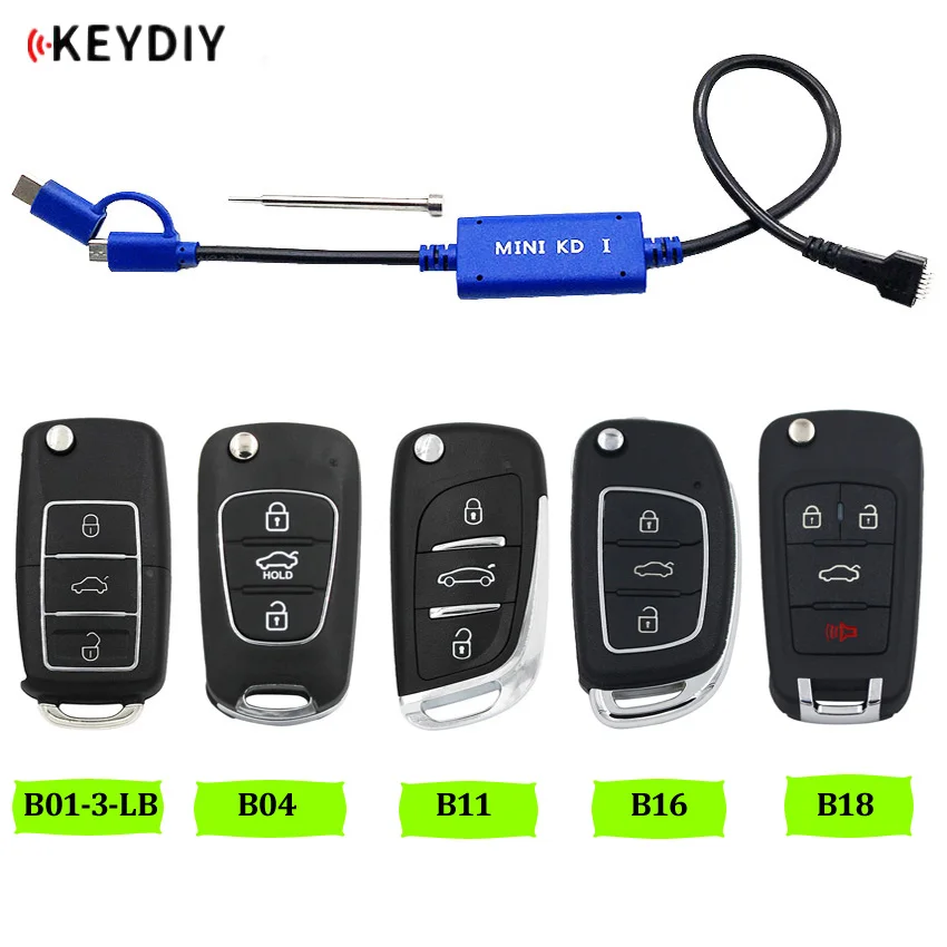 Mini KD Remote Key Generator Remotes Warehouse in mobile Phone Support Android Make over 1000 Auto Remotes with B04 B11 B16 B18