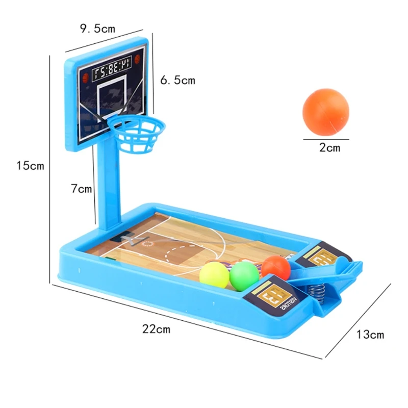 Basketballs Indoor Basketball Shooting Game Sport Play Sets Hoop 3-Ball Interactive Kid’s Board Game Desktop Ball Toy Children