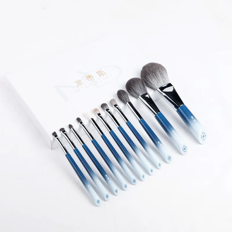 MyDestiny Makeup Brush-The Butterfly Lovers 11Pcs Soft Make up Brushes Set-Cosmetic Tools-Powder Foundation Eyeshadow-Beauty