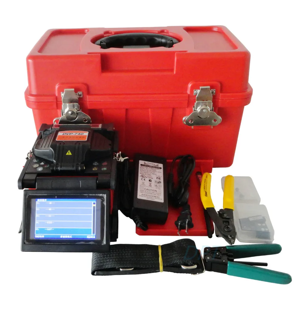 New DVP Fusion Splicing Machine DVP 740 Fiber Optic Fusion Splicer DVP-740 FTTH Optical Fiber ARC Fusion Splicer