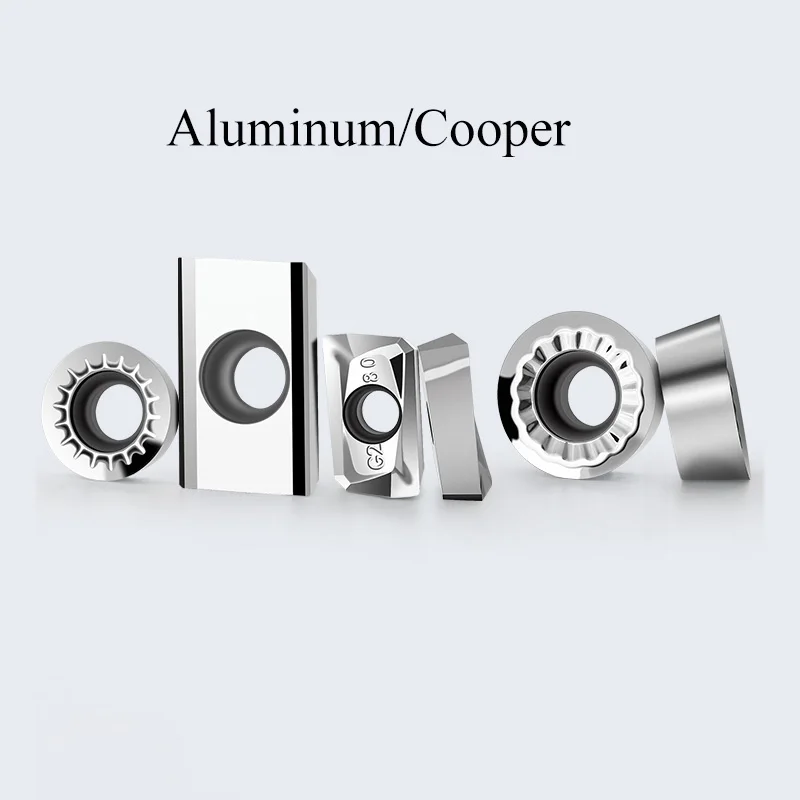 10 pezzi (t1604 G2 MA3 (t1135 SEHT1204 inserto RPGT1204 RPGT1003 RPGT10T3 piastre per tornio per alluminio Cooper