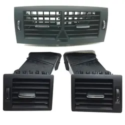 Front Console Full Chrome Central Air Conditioner AC Vent Grille For Mercedes-Benz W166 W164 W211 W245 W251 R280 B180 B200 B300