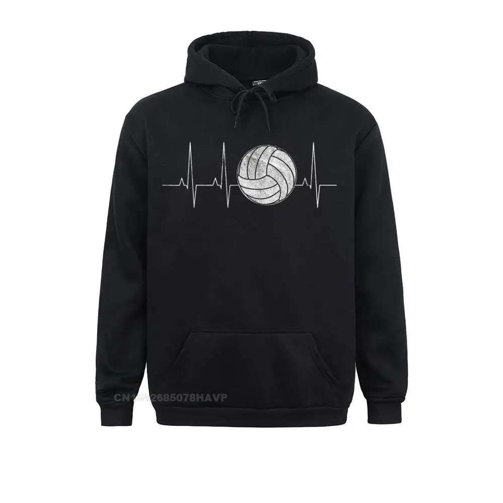 Volleyball Heartbeat Shirts As Funny Volleyball Gift Ideas Long Sleeve Hoodies Women Sweatshirts Group Clothes 2021 Newest