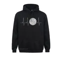 Volleyball Heartbeat Shirts As Funny Volleyball Gift Ideas Long Sleeve Hoodies Women Sweatshirts Group Clothes 2021 Newest