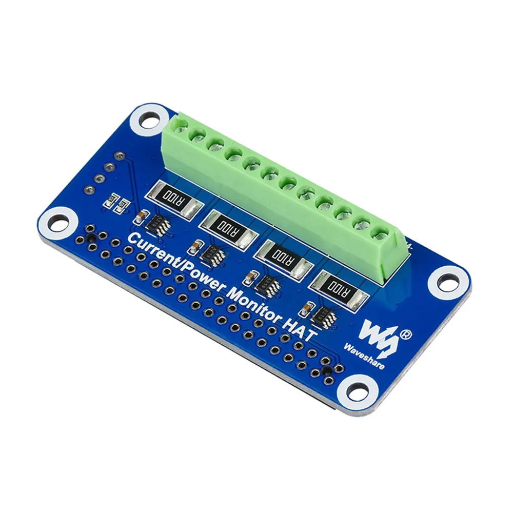 Raspberry Pi 4 B current voltage power monitor 4 channels built-in ADC I2C interface for Raspberry pi 3B/3B+/4B/zero W dropship