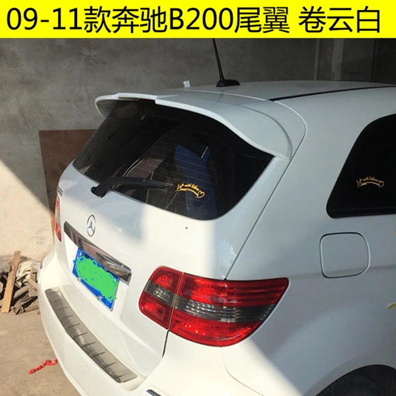 For Mercedes Benz B-Class B200 2009 2010 2011  high quality ABS Spoiler Gloosy Black Tail Wing Lip Spoiler