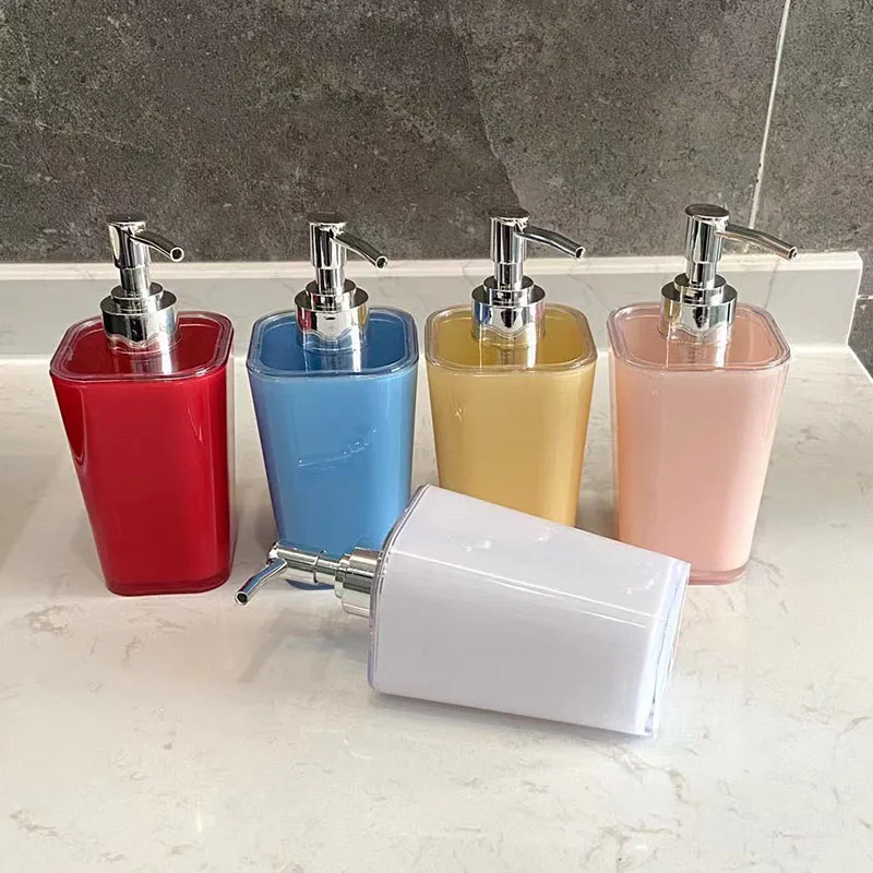 320ml Liquid Bottle Soap Dispenser Emulsion Lotion Bottle Creative Bathroom Accessories Set Home Decoration