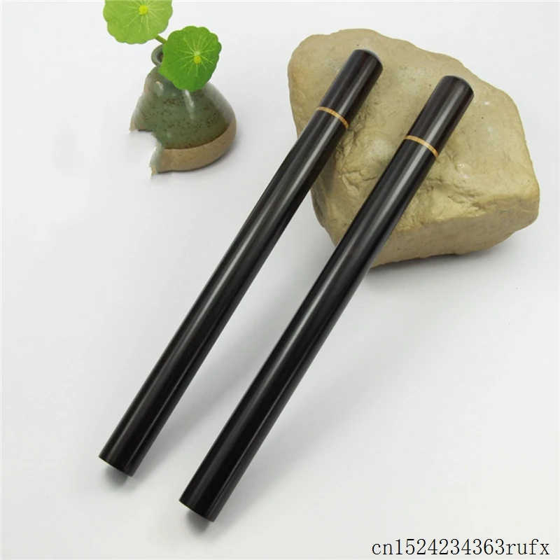 100 Pcs Storage Tube Natural Wood Storage Boxes Ebony Wood Barrel for Stick Incense Home Decor