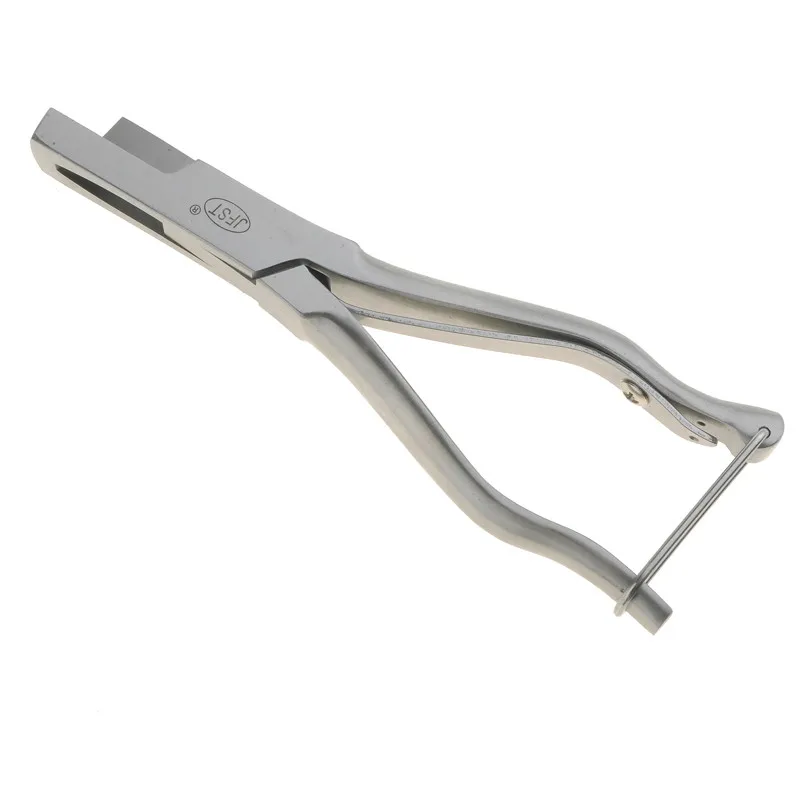 The lack of Taiwan pig ear forceps stainless steel imported U type PS plate punching clamp Jada ear forceps forceps ear number