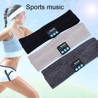 Bluetooth-compatible Music Headband Hat Yoga Running Breathable Knit Headwear Headphone Speaker Headset Bluetooth-compatible Hat