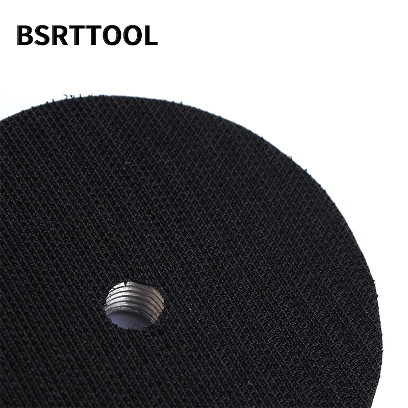 BSRTTOOL 100mm 4 Inch Aluminum Backer Pad M14 5/8-11 Thread Backing Plate Holder For Polishing Pad Angle Grinder