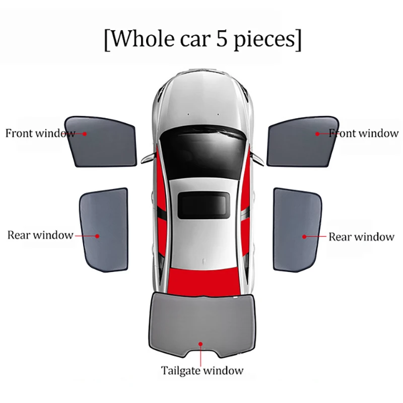 Voor Skoda Octavia Combi Mk3 2012-2019 Magnetische Auto Zonnescherm Voorruit Gordijn Achterzijde Baby Raam Zonnescherm