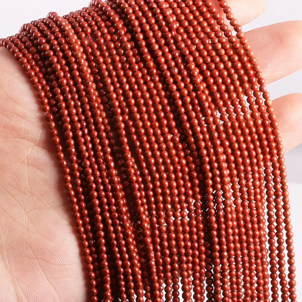 주얼리 제작용 천연 스톤 비즈, 산호 비즈, DIY 목걸이 팔찌 액세서리, 2mm, 3mm, 2020 신제품 도매