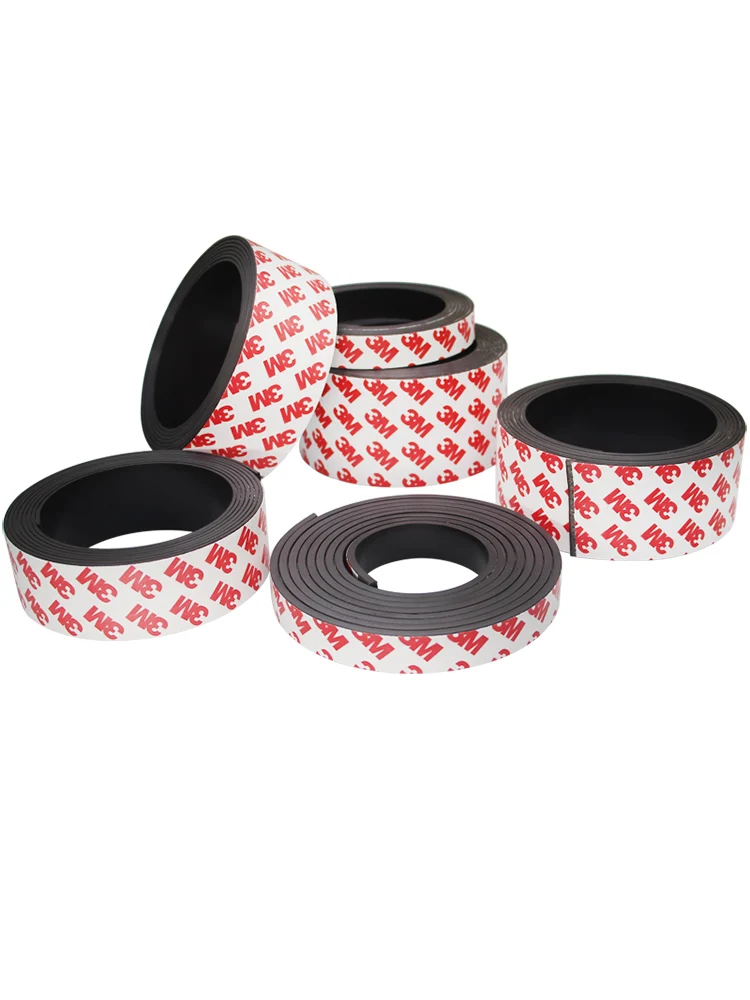 

10Meter Strong Flexible Magnet Strip Self Adhesive Magnetic Tape Rubber Magnet Tape