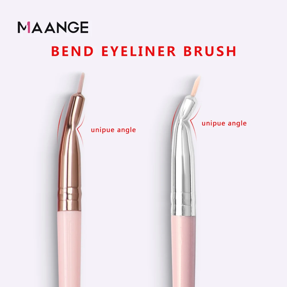 MAANGE Pro 6/12pcs Eye Makeup Brushes Set With Cosmestic Bag Rose Gold Make Up Brush Eyeshadow Blending Make Up Brush Maquiagem