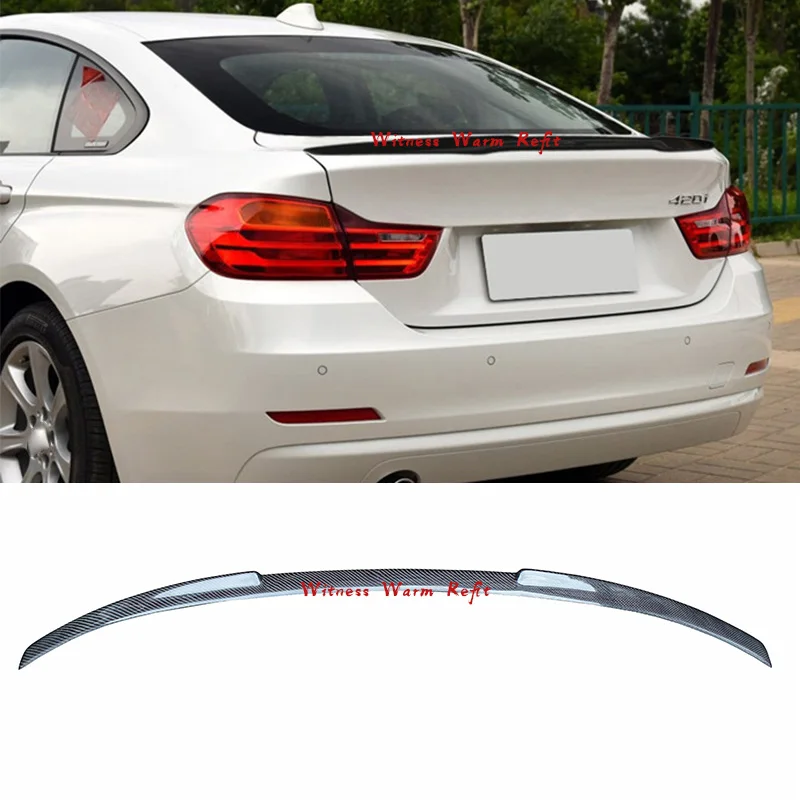 Real Carbon Fiber Car Rear Trunk Boot Lip Spoiler Wing Lid for Bmw F32 4 Series 428i 435i 2door for Coupe Model 2013-2019