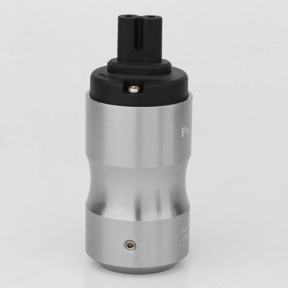 Preffair P089ปลั๊กไฟ EU ประสิทธิภาพสูงขั้วต่อ IEC สำหรับสายไฟ DIY เสียงขั้วต่อไฟฟ้า C7 C19