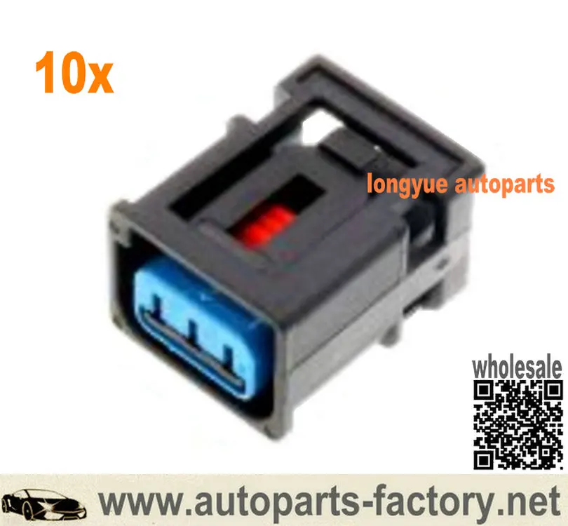 

Longyue 10pcs Focus Coil Pack 3 Way Plug or Connector Repair Kit for Ford