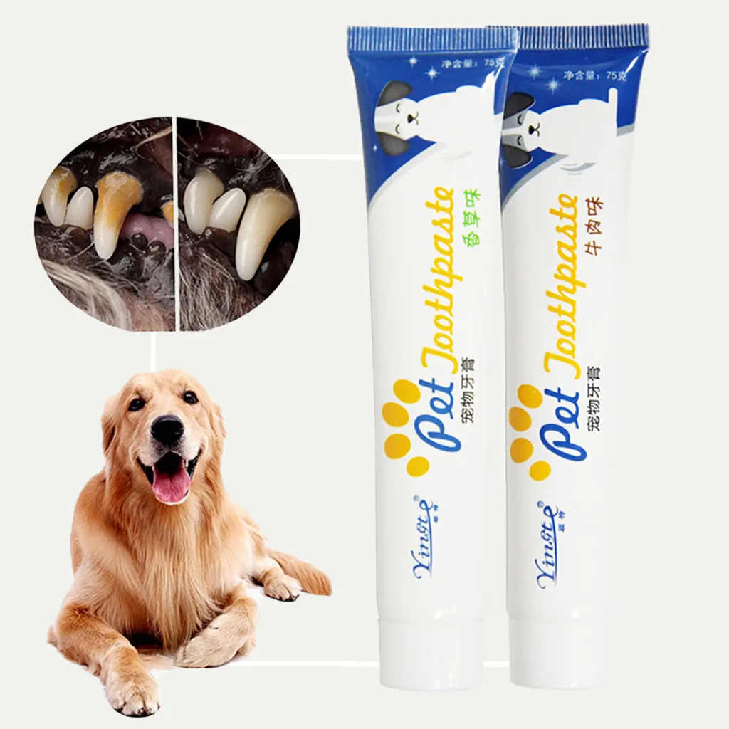 New Pet Enzymatic Toothpaste For Dogs Helps Reduce Tartar And Plaque Helps Reduce Tartar And Plaque Buildup Perros Productos