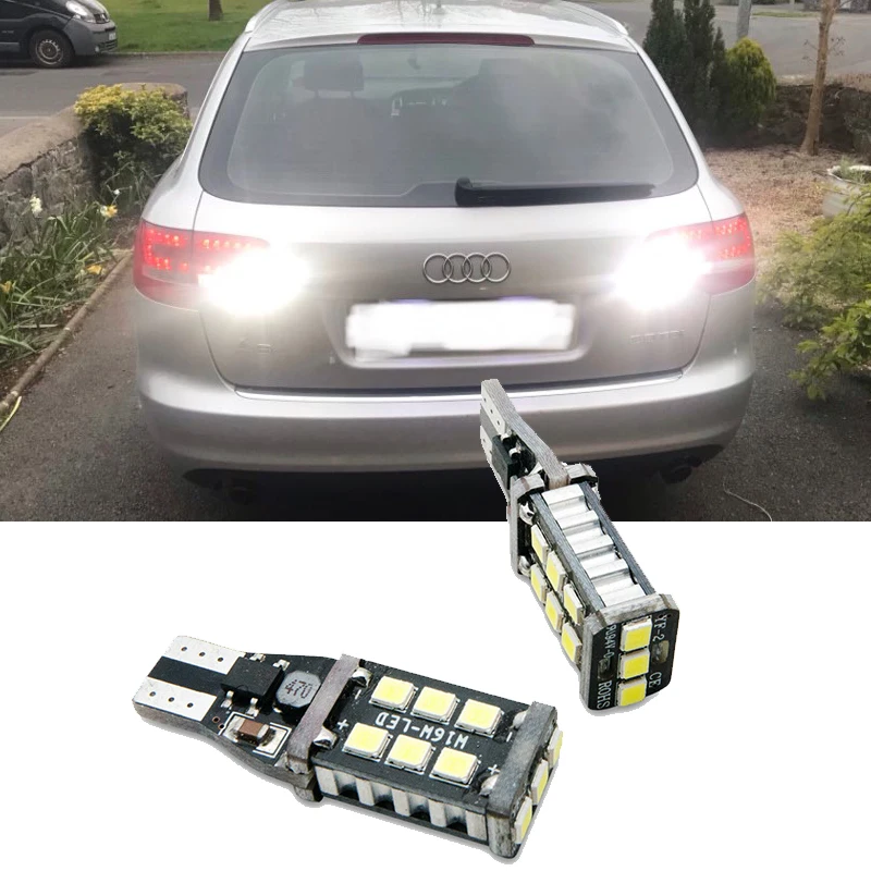 2pcs T15 W16W 912 921 CANBUS Error Free LED Bulbs Car Backup Reverse Light for Audi A4 B8 B6 A3 8P RS5 A6 C5 C6 C7 A7 A8 Q5 Q7 S4 S5 S6 TT