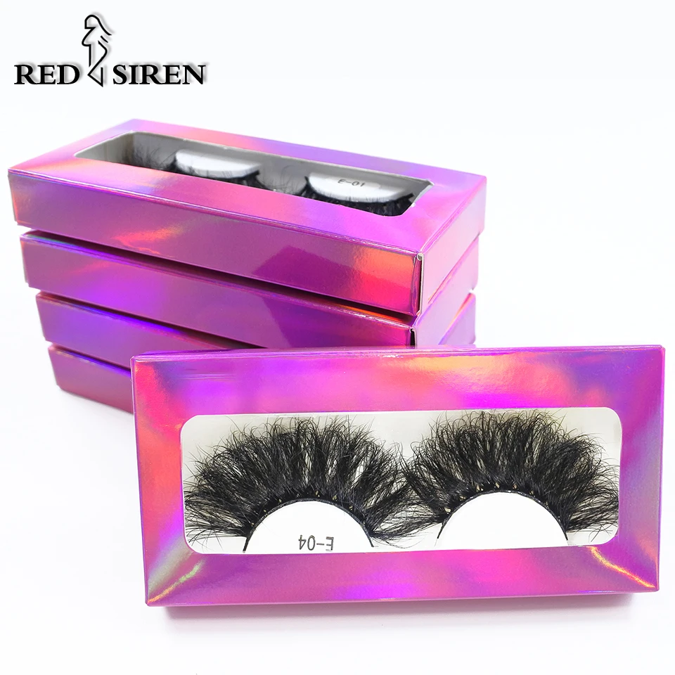 Lashes Mink 25mm Wholesale Eyelashes 4/10/30/50 Pairs Wispy Messy Fluffy Mink Lashes Makeup Mink Eyelashes