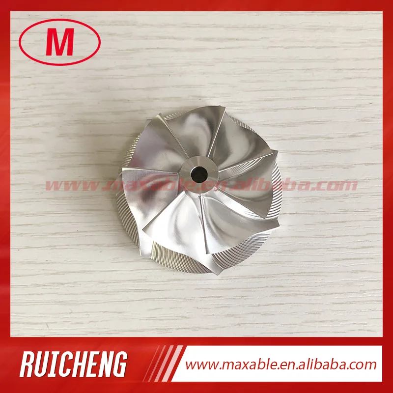 TD04HL 20T 49189-X 47.04/58.00mm 7+0 blades Turbocharger Milling/aluminum 2618/billet compressor wheel for 49189-07220