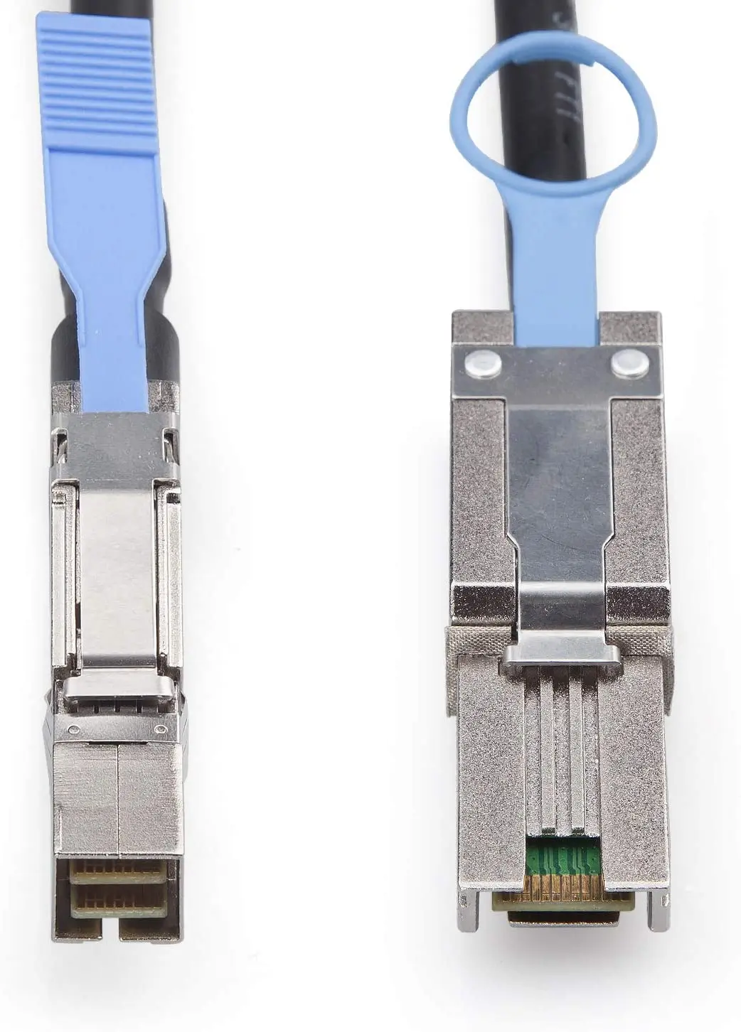 SFF-8644 to Mini SAS SFF-8088 HD Cable, 6Gbps External 26Pin SAS2.0 Hybrid Cable Attached SCSI, 100-Ohm, 5-Meter(16.4-ft)