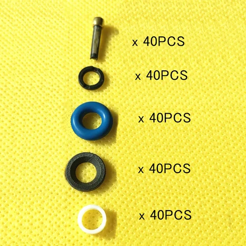 Imagen 1 del producto 40 juegos/200 Uds kits de reparación de inyectores de combustible GDI para PE01-13-250B para Mazda 3 2.0L 2012-2013 CX-5 2.0L 2013-2014(AY-RKG907)