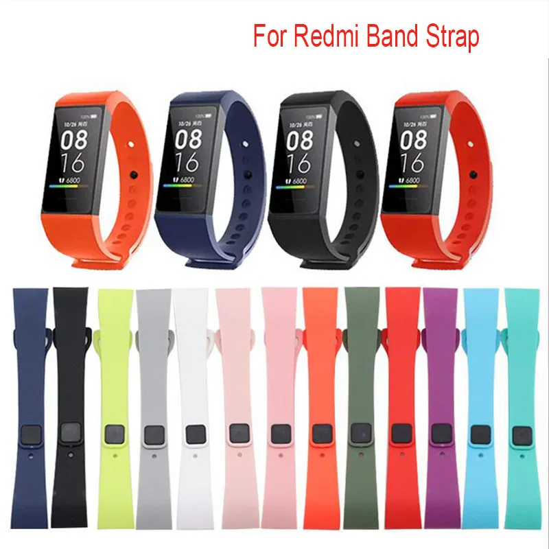 Cinturino Smart Band in Silicone 13 colori per cinturino Redmi cinturino da polso di ricambio per cinturino Mi rosso cinturino colorato