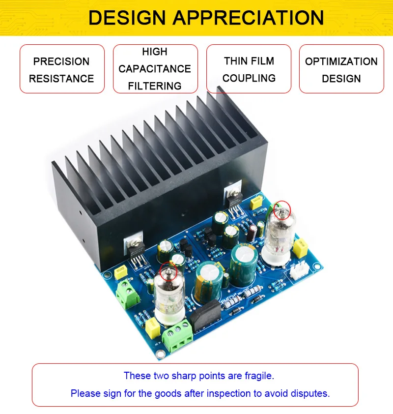 CIRMECH HIFI فراغ مُضخّم صوت مجلس صمام إلكتروني مكبر للصوت 6J1 + LM1875 مكبر للصوت ac18v لتقوم بها بنفسك عدة والمنتج النهائي