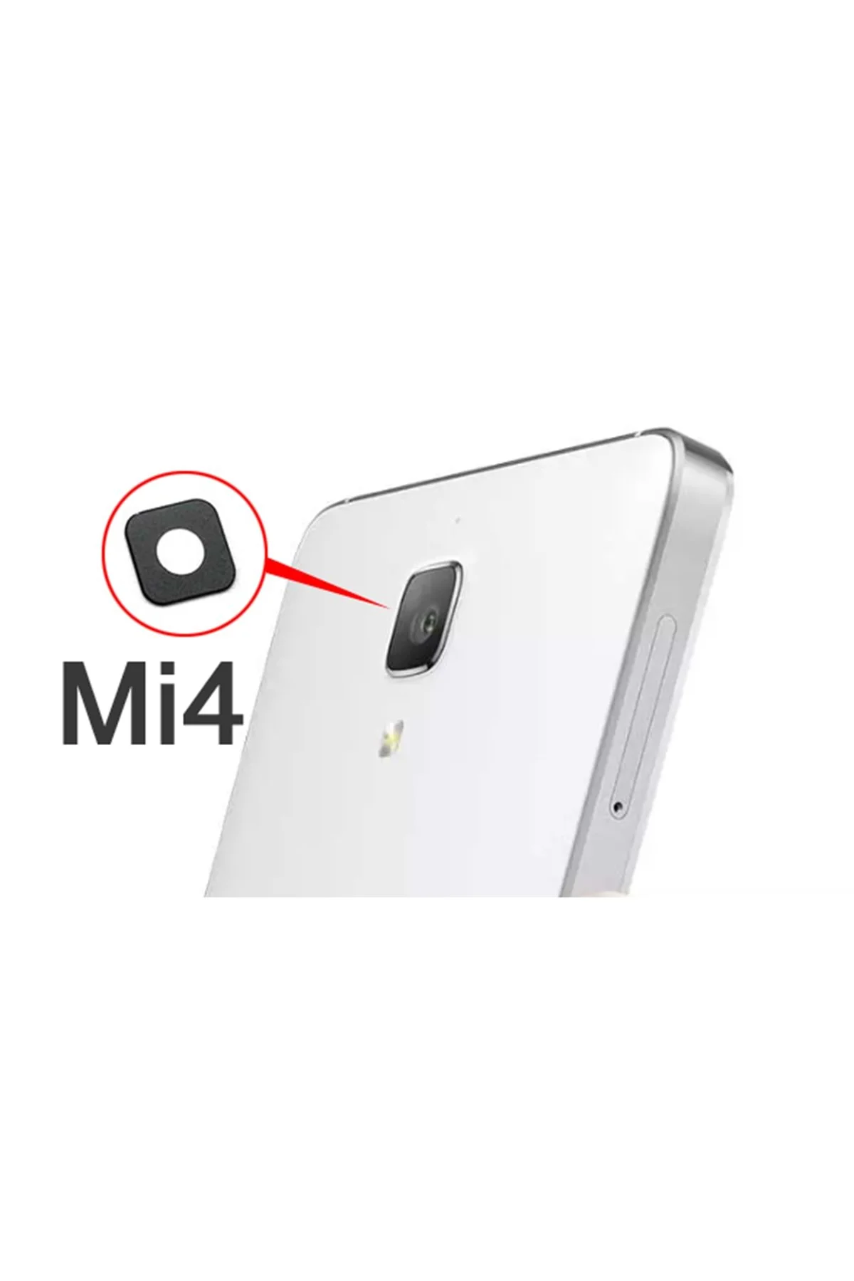 Back Camera Glass Lens Back Rear Camera Glass Lens Cover Ring FOR Xiaomi Mi 4