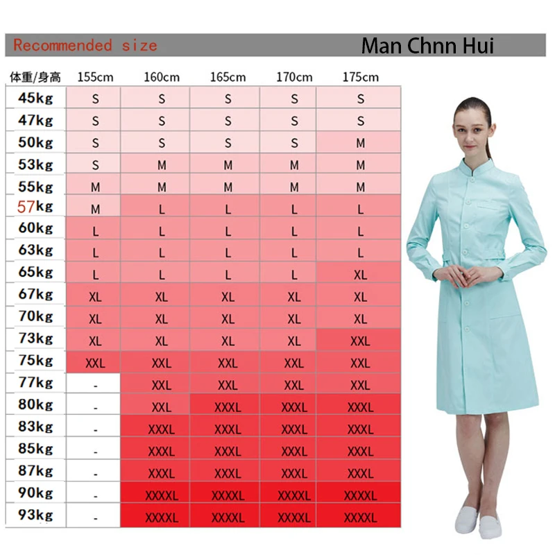 laboratory clothing lab coats beauty salonSlim Multicolour gown Overalls lab coat women scrubs uniform clinical uniform لابكوت