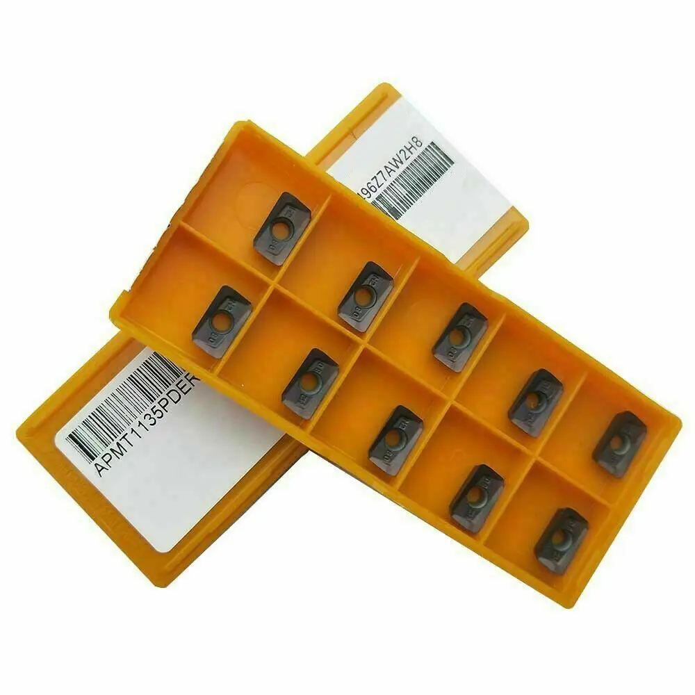CNC คาร์ไบด์ 10PCS APMT1135PDER-M2Insert เครื่องตัด IndexableAPKT1135