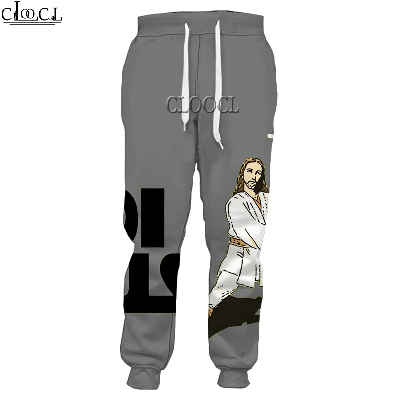 

CLOOCL Newest God Religion Christ Jesus Fashion Trousers 3D Print Men Women Autumn All-match Harajuku Sweatpants Drop Shipping