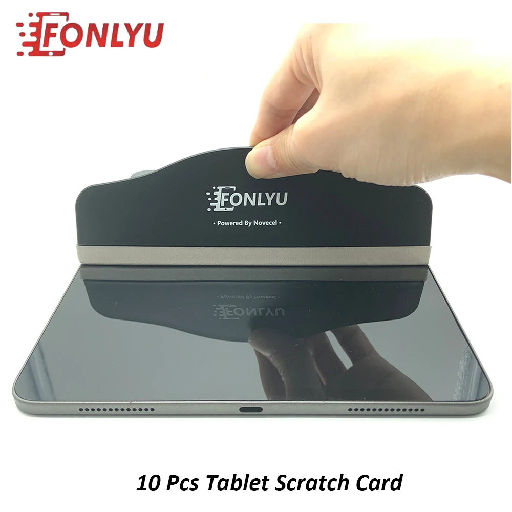 Fonlyu 10pc пленка для планшета компьютера скретч-карта со скрытой надписью скребок пленка для iPad скретч-карта со скрытой надписью скребок плоск...