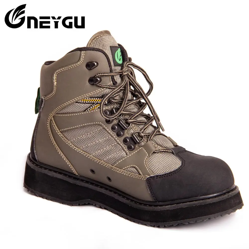 NeyGu Men's Quick-dry Fishing Wader Boots with Felt Sole, Non Slip Wading Boots, Fishing Wading Shoes for Marsh Camping