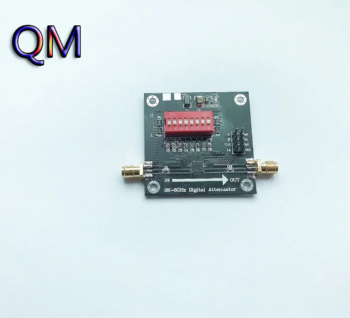 Atenuador Digital programable RF 9K-6GHz con atenuación ajustable de Control de 7 bits y 31,75 dB
