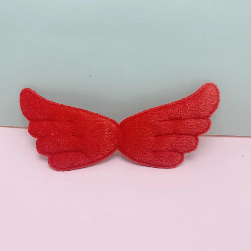 30 Stück/Set, 13,5 x 6 cm, Filz-Engelsflügel-Applikation zum Aufnähen, für handgefertigte Kleidung, Hüte, als Nähzubehör, für DIY-Haarspangen und als Aufnäher. – Detail 3