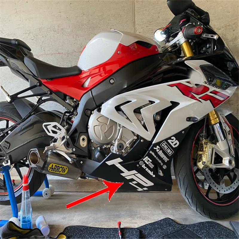 Adatto per BMW S1000RR S1000 RR 2017 2018 s1000rr 17 18 Pannello inferiore moto sotto il corpo adesivo decalcomania