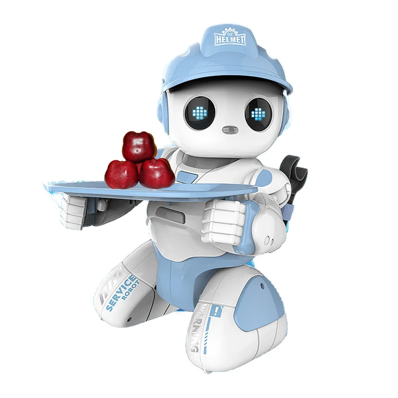 2.4G RC Robot Toy Singing Dancing With LED Light Intelligent Programming  Robot Toys Kids Toys Vector Robot