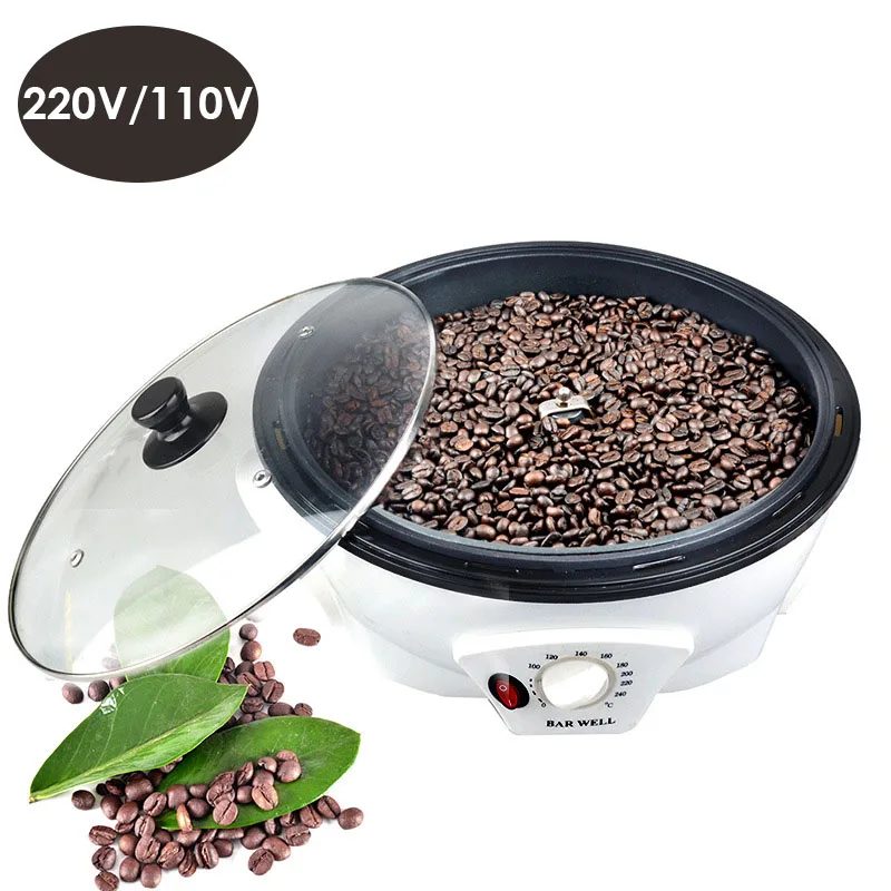 Elektrischer Kaffeeröster 800g Erdnuss röst maschine Kaffee Back maschine Kit Chen Geräte 220V 110V