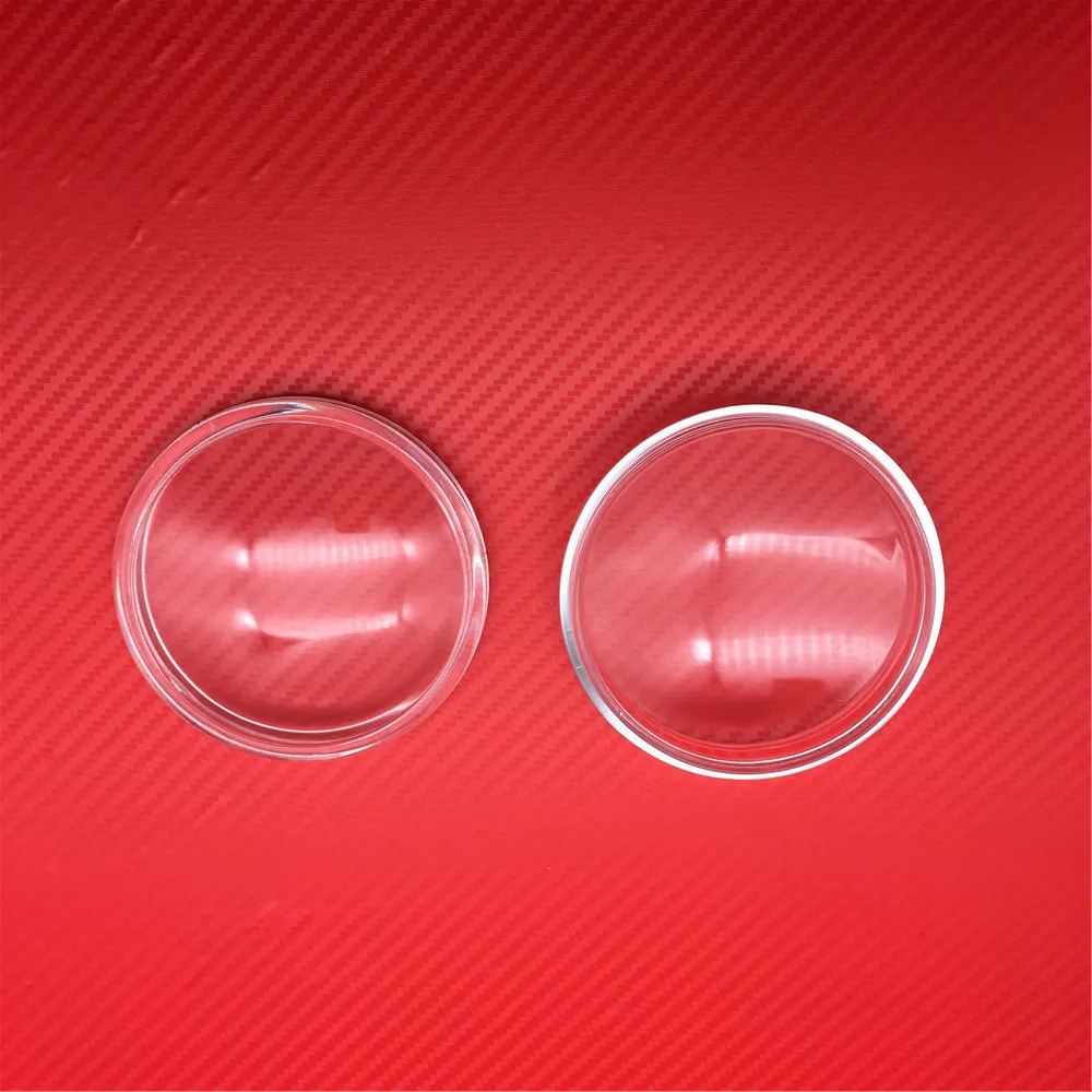 

2PCS Fog Lights Tempered Glass For Mitsubishi ASX L200 Outlander Grandis Galant Pajero Colt Triton 90mm