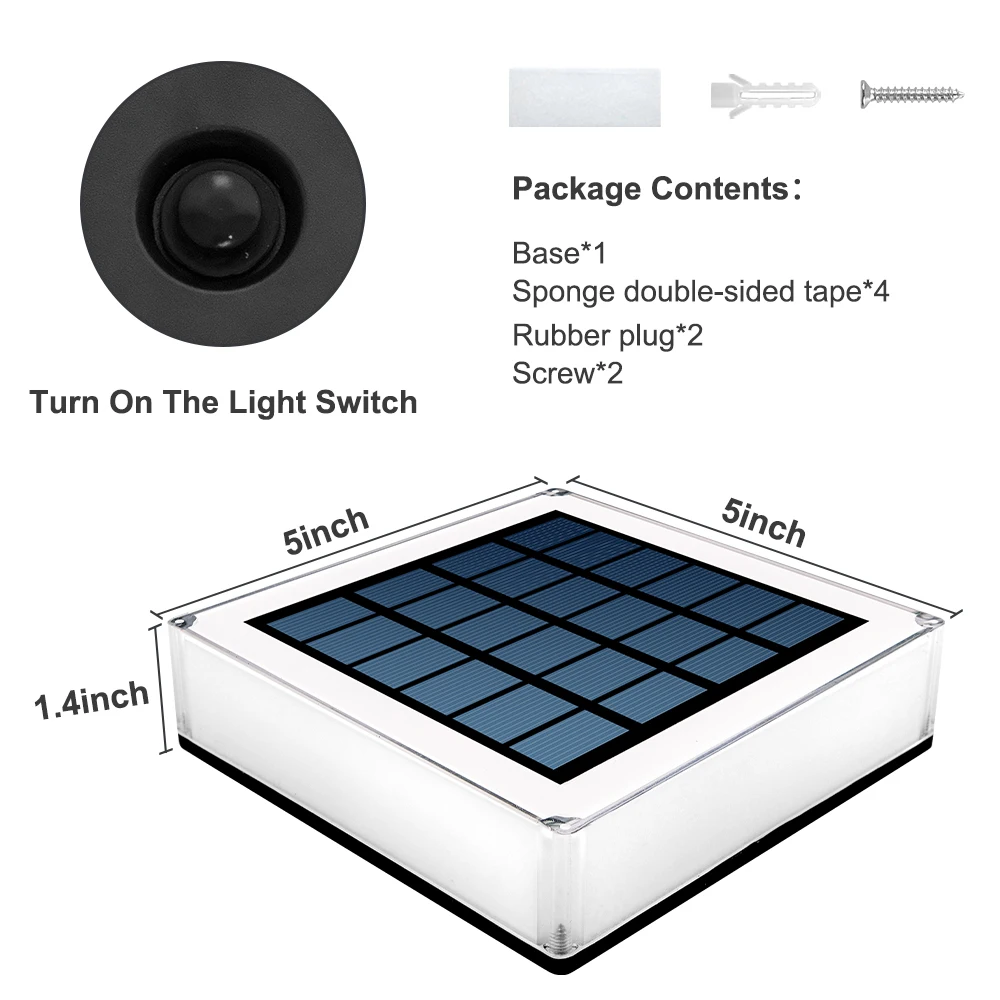 T-SUN-Solar Power LED Light, decoração do jardim ao ar livre, lâmpada de fadas, IP65, 1pc, 2pcs